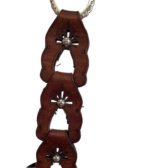 Brighton women's koda black & brown soft leather crossbody. - Picture 5 of 16